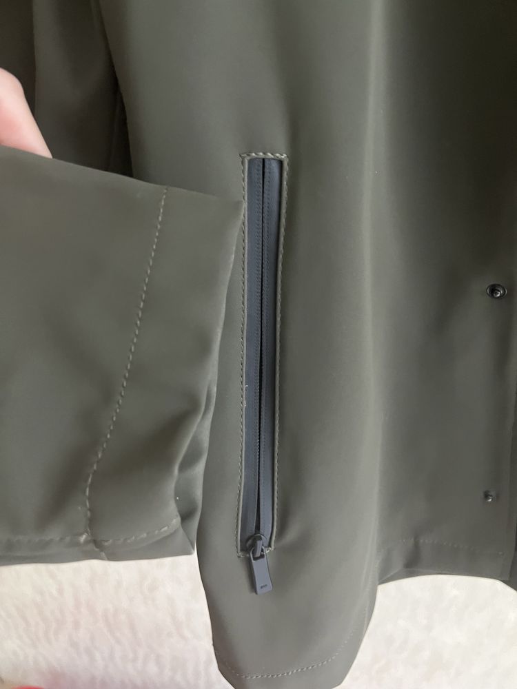 Куртка на флисее дождевик zara