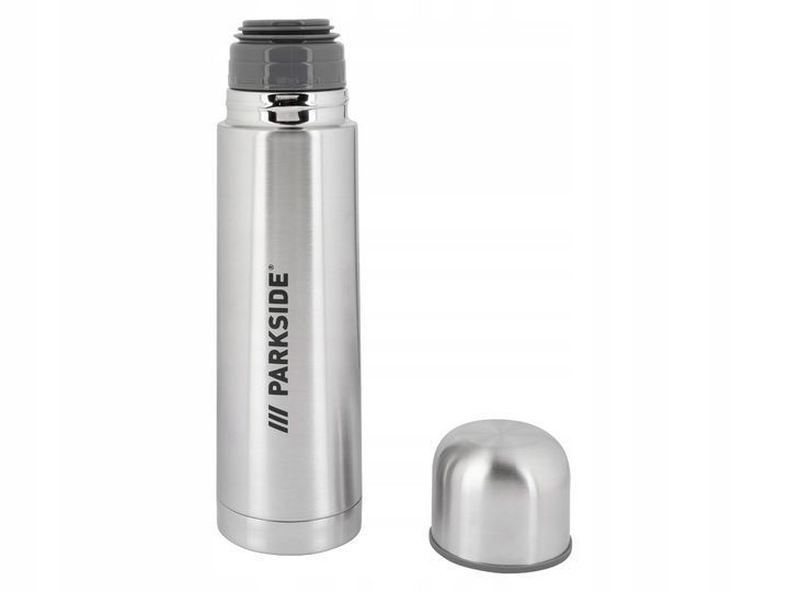 Wygodny Termos Ze Stali Nierdzewnej 420ml + Kubek 85ml Parkside
