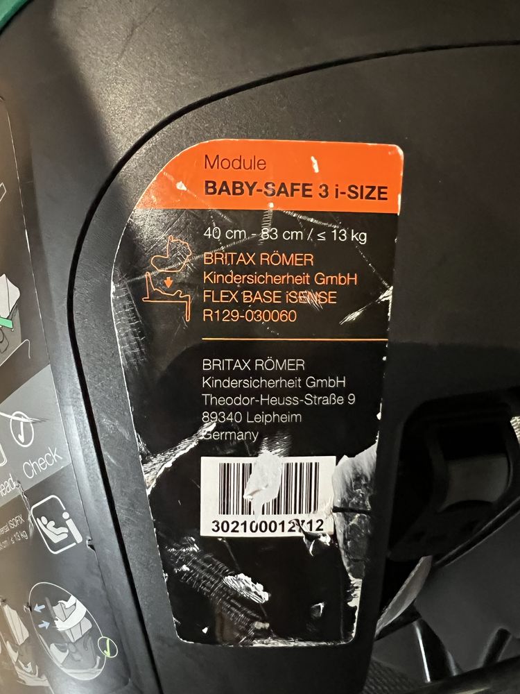 Britax Romer Baby safe 3 i size