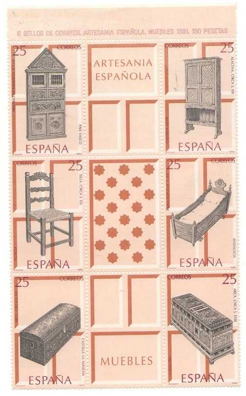 Filatelia - Espanha - selos novos