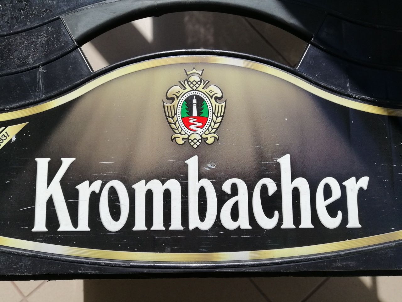 Skrzynka po piwie krata krombacher transporter