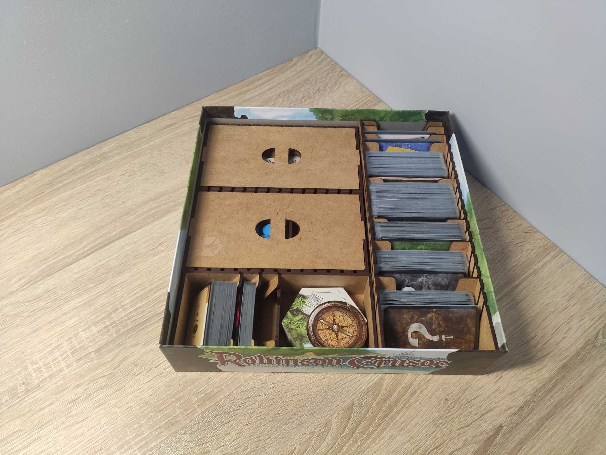 Robinson Crusoe + Dodatki + Insert + Wydruki 3D znaczników