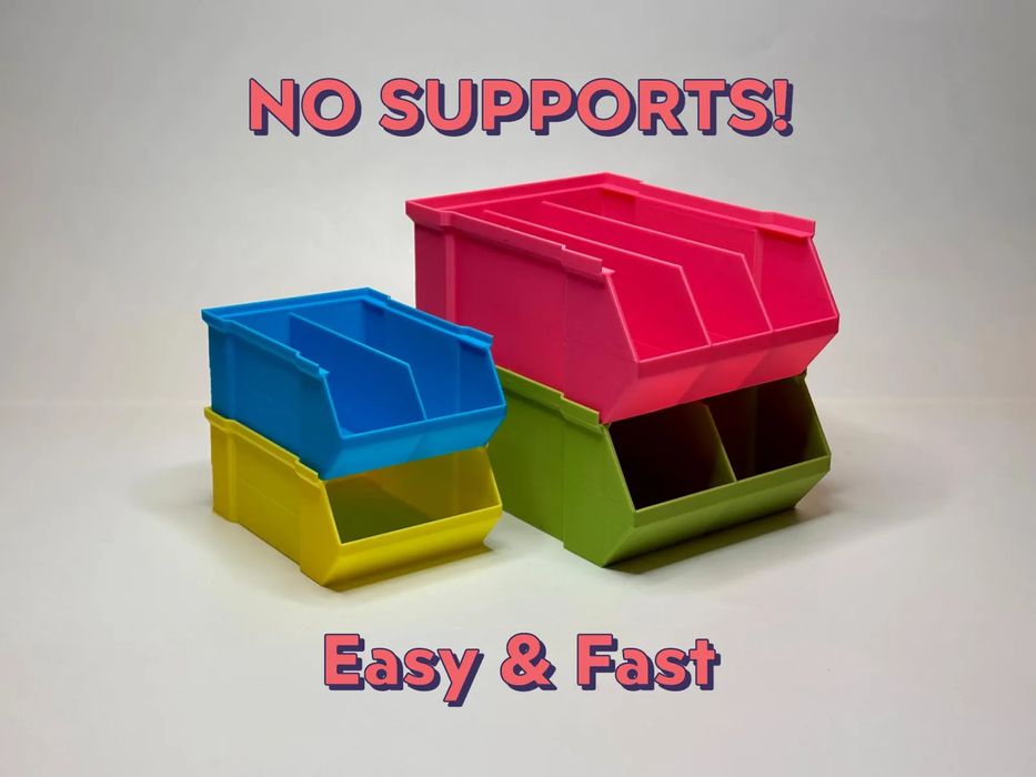 Caixas Organizadoras Empilháveis - Sem Suportes