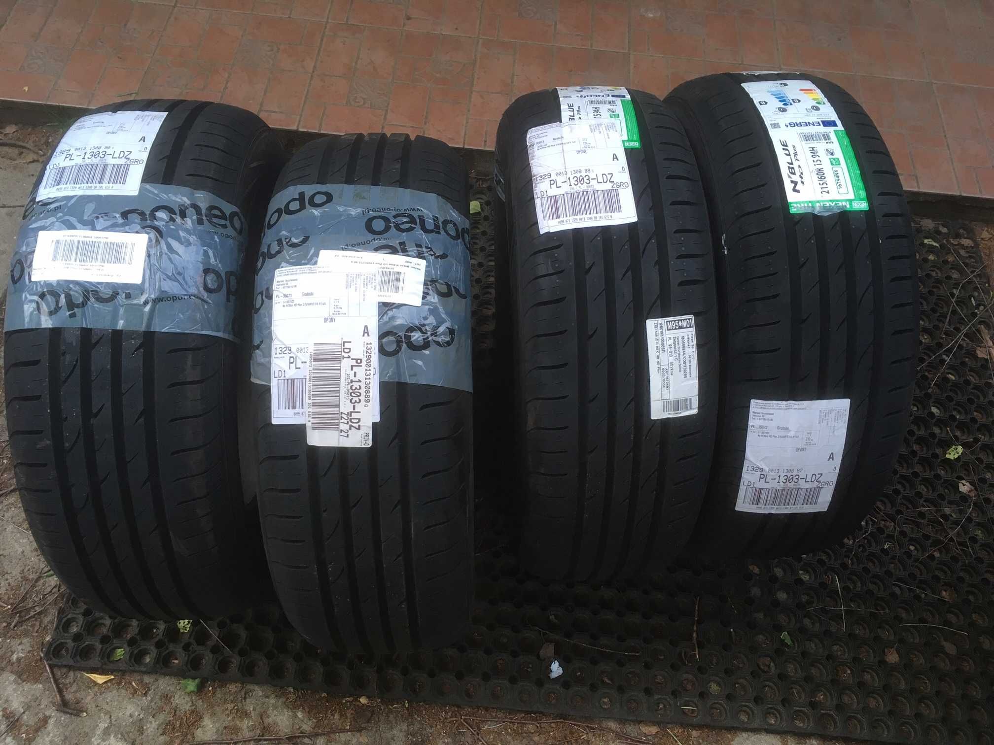 Sprzedam NOWY komplet letnich opon Nexen N'Blue  215/60 R15