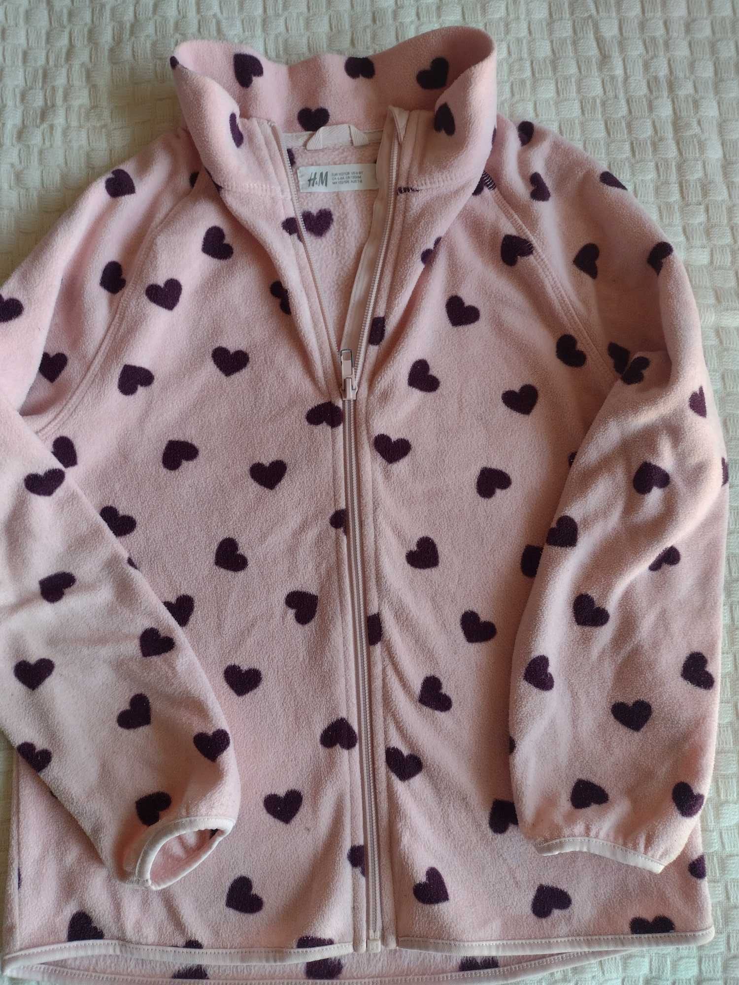 H&M Cubus pepperts zestaw 3 szt bluza kurtka 122 128