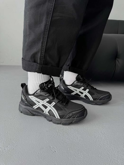‼️НОВІ Кросівки Asics Gel-Nunobiki Black White Gore-Tex