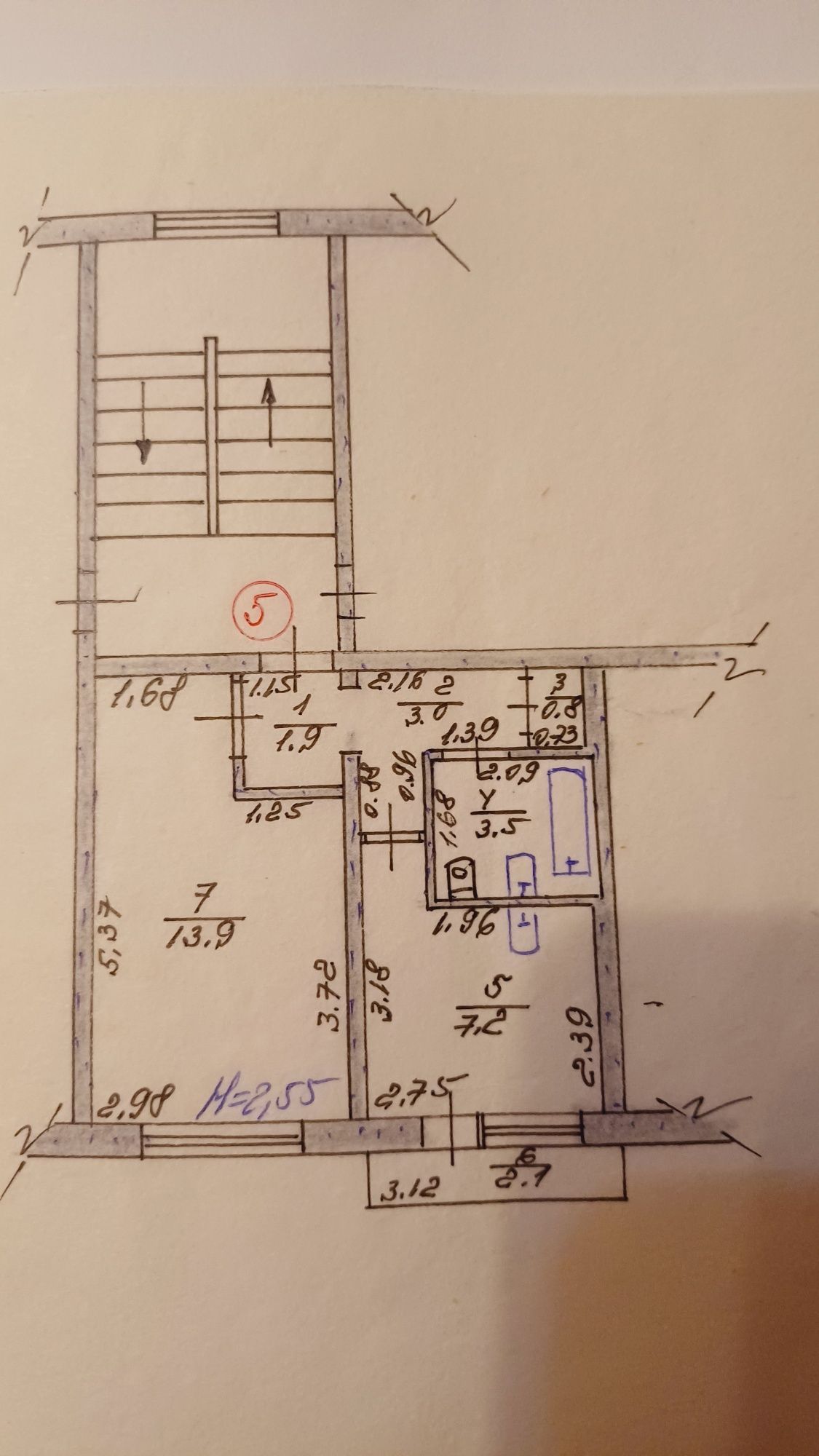 Продам 1 кімнатну квартиру