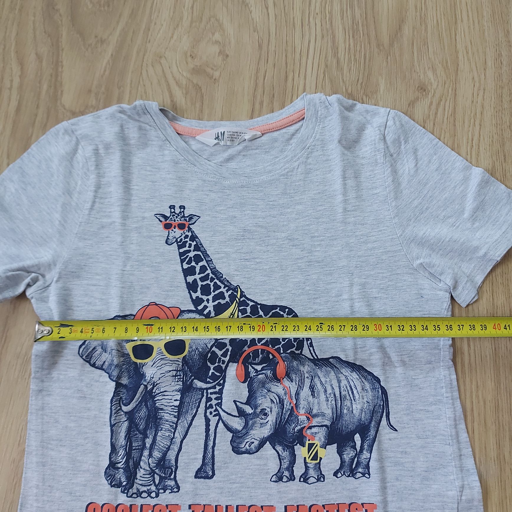 Koszulka H&M w rozmiarze 134-140cm, Stan bdb