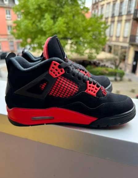 Nike Air Jordan 4 Retro Red Thunder Eu 42