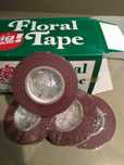 Fita floral castanha 0,50€ o rolo