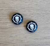 Antypoślizgowe gumki pad Playstation Xbox Diablo 4 Nekromancer white