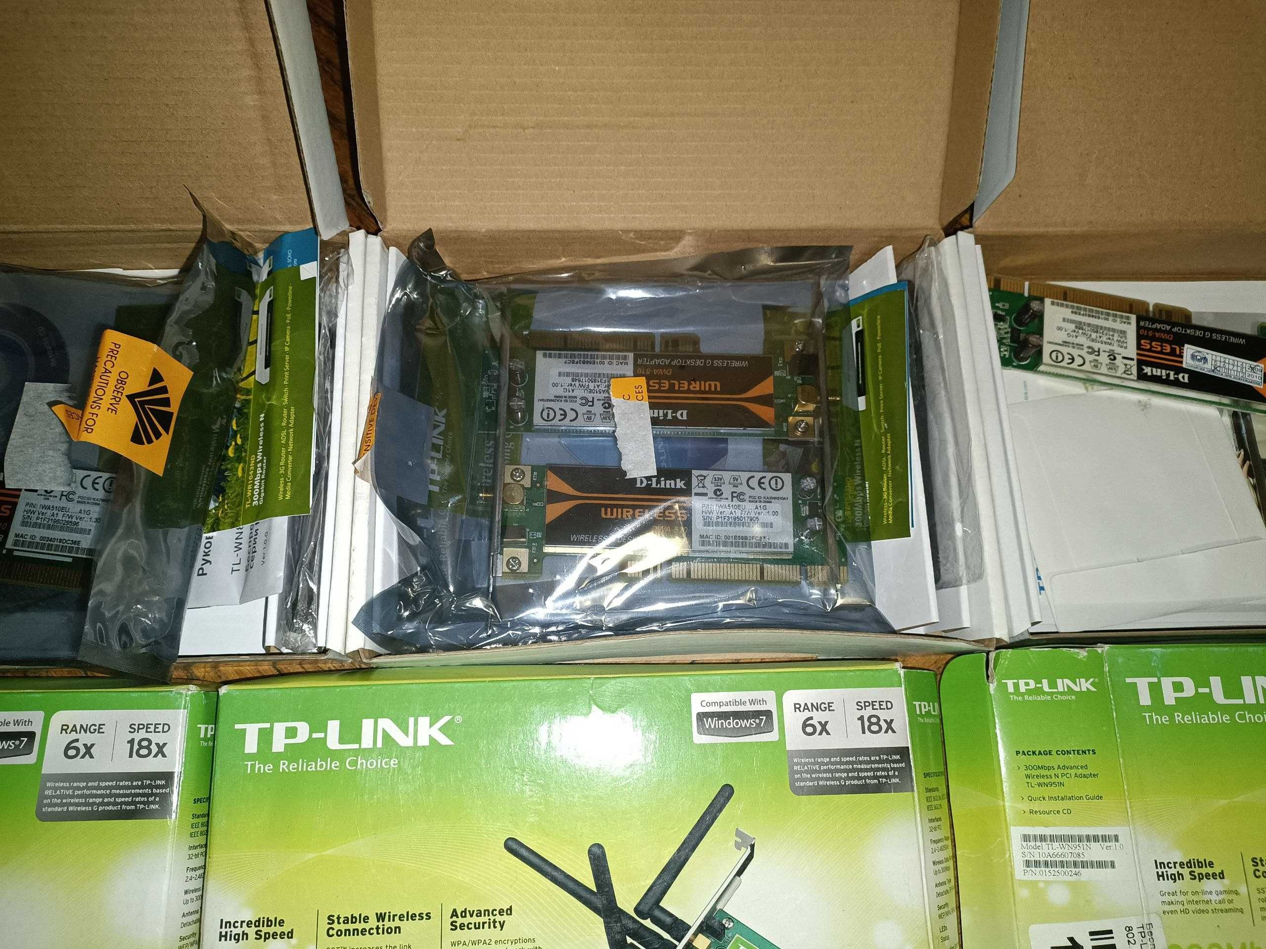 Сетевые карты для Wi-Fi D-Link DWA-510 (5 штук) одним лотом