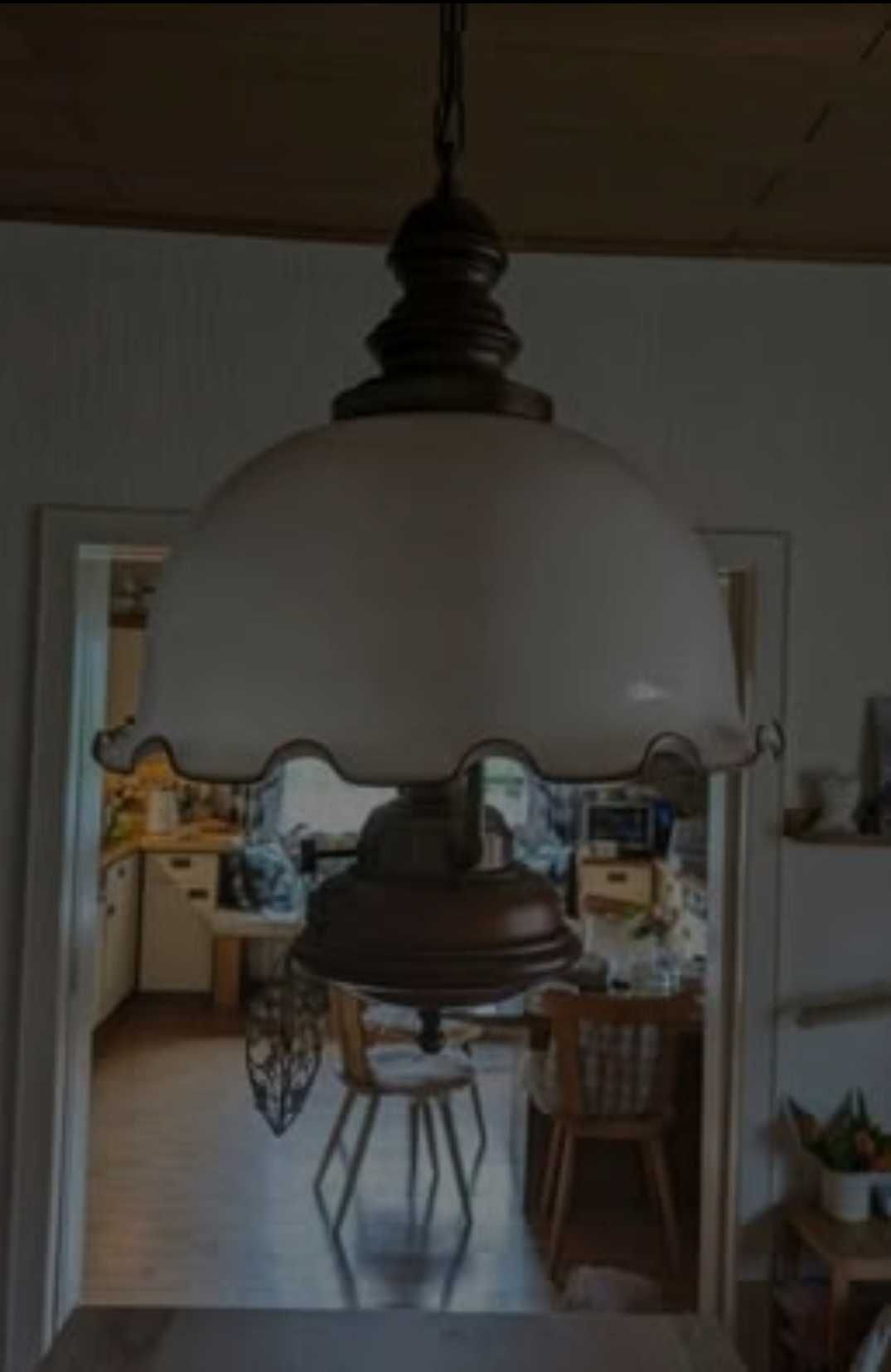 Duża lampa wisząca / żyrandol