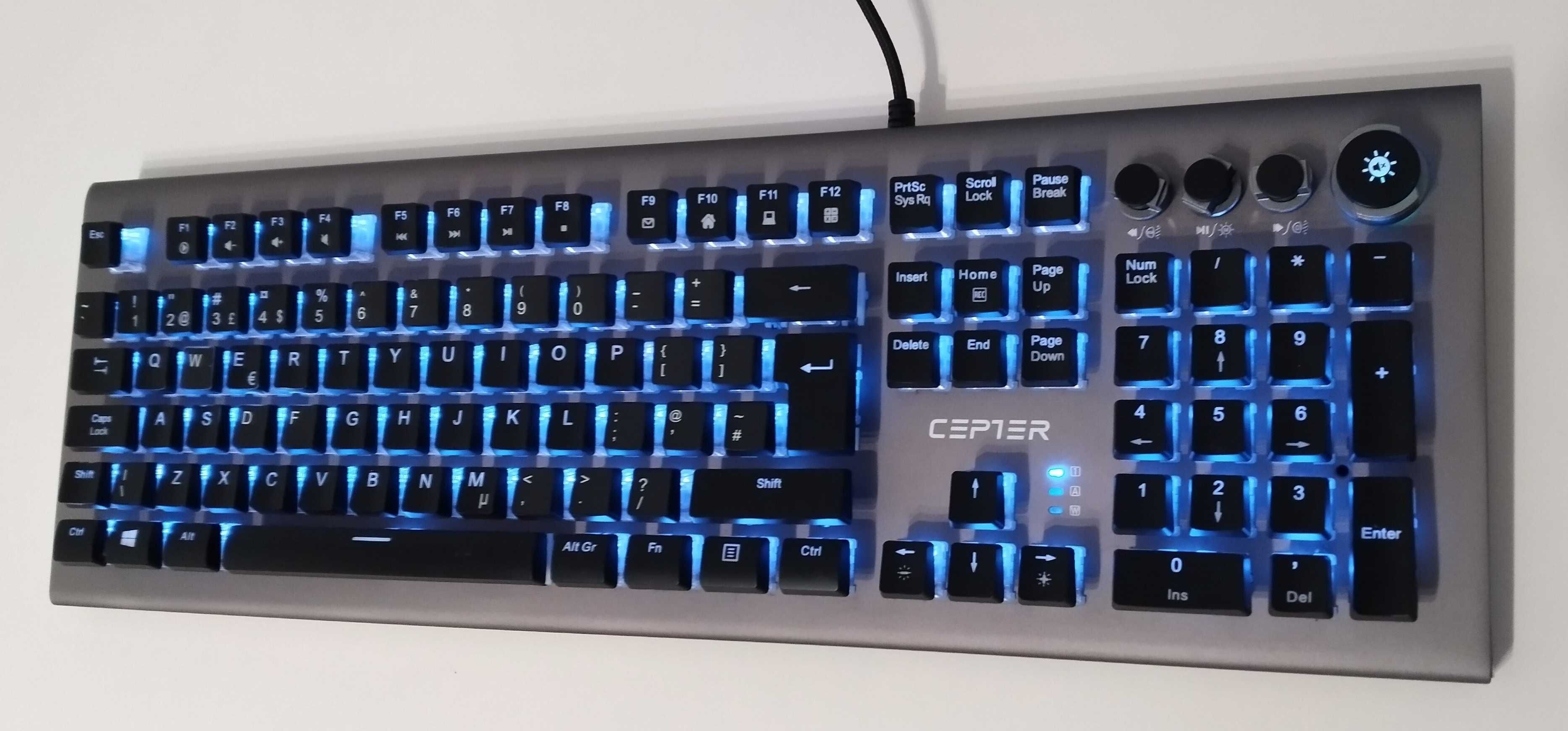 S CEPTER ROGUE Gaming Advanced Klawiatura Mech Metal keyboard RGB MSR1