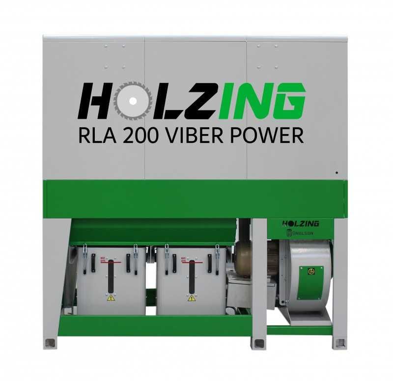 Odciąg do trocin HOLZING RLA 200 falownik 5,5kW 35 filtrów 6500 m3h