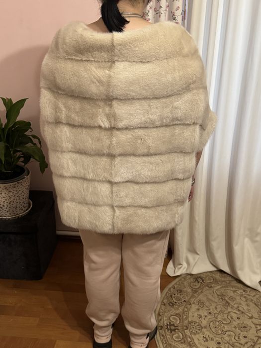 Пончо із норки Б/У