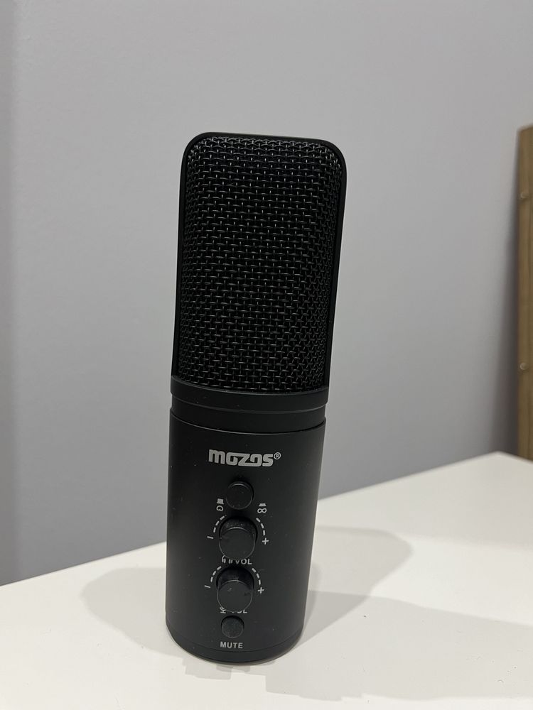 Mikrofon Mozos PM100pro statyw filtr