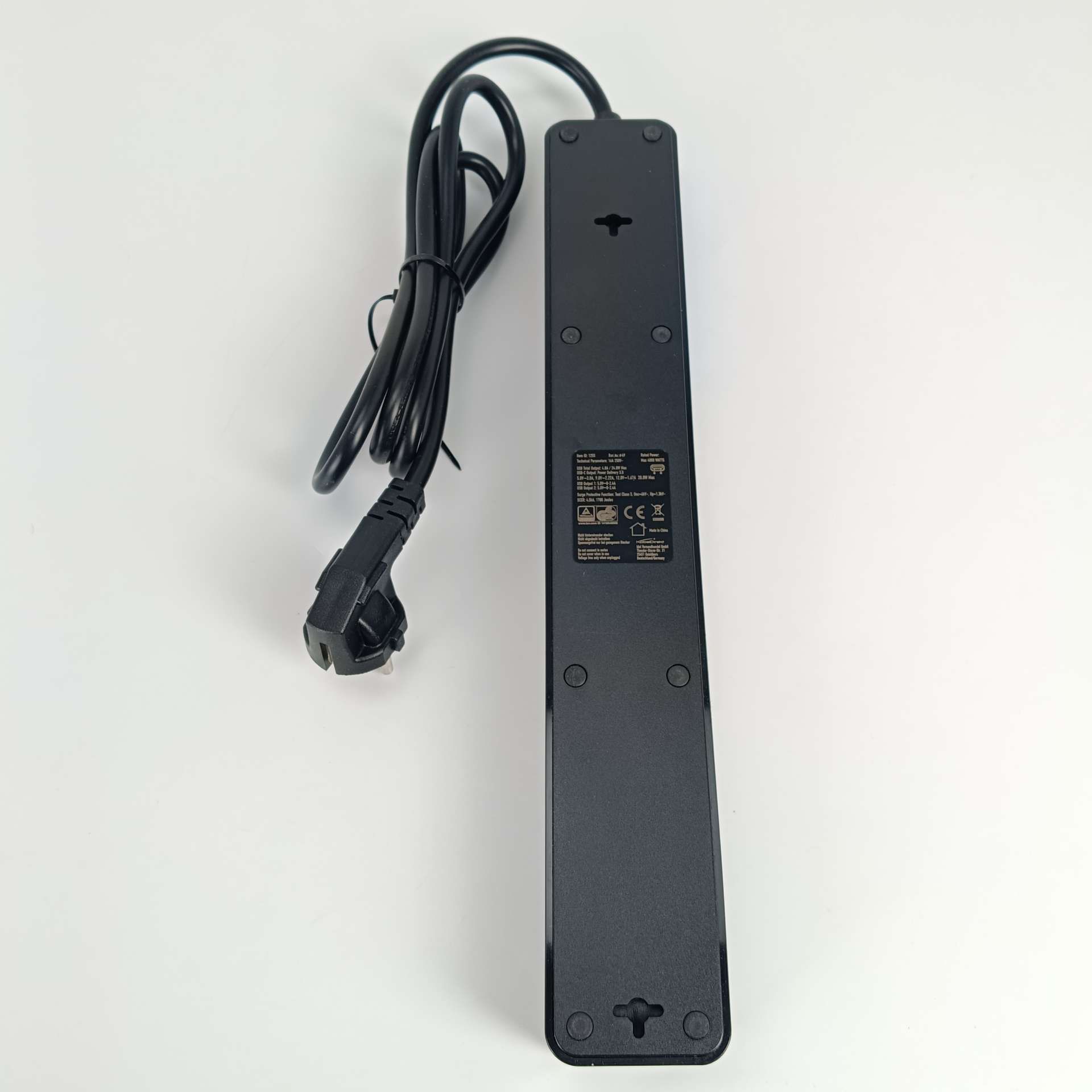 KabelDirekt – Listwa zasilająca z 5 gniazdami wtykowymi USB