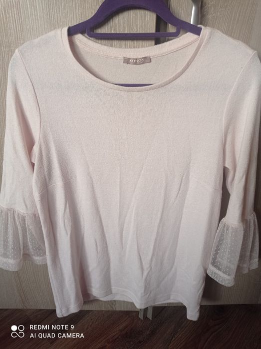 Damski sweter Orsay pudrowy róż M