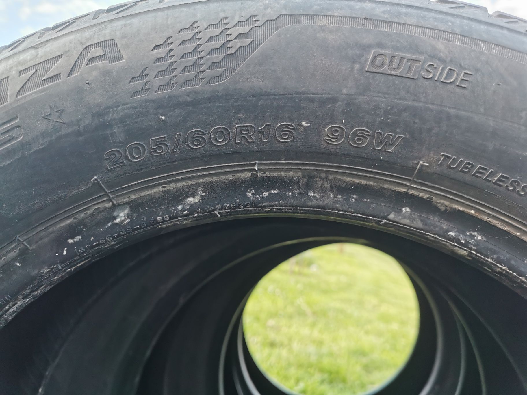 205/60R16 bridgestone turanza komplet