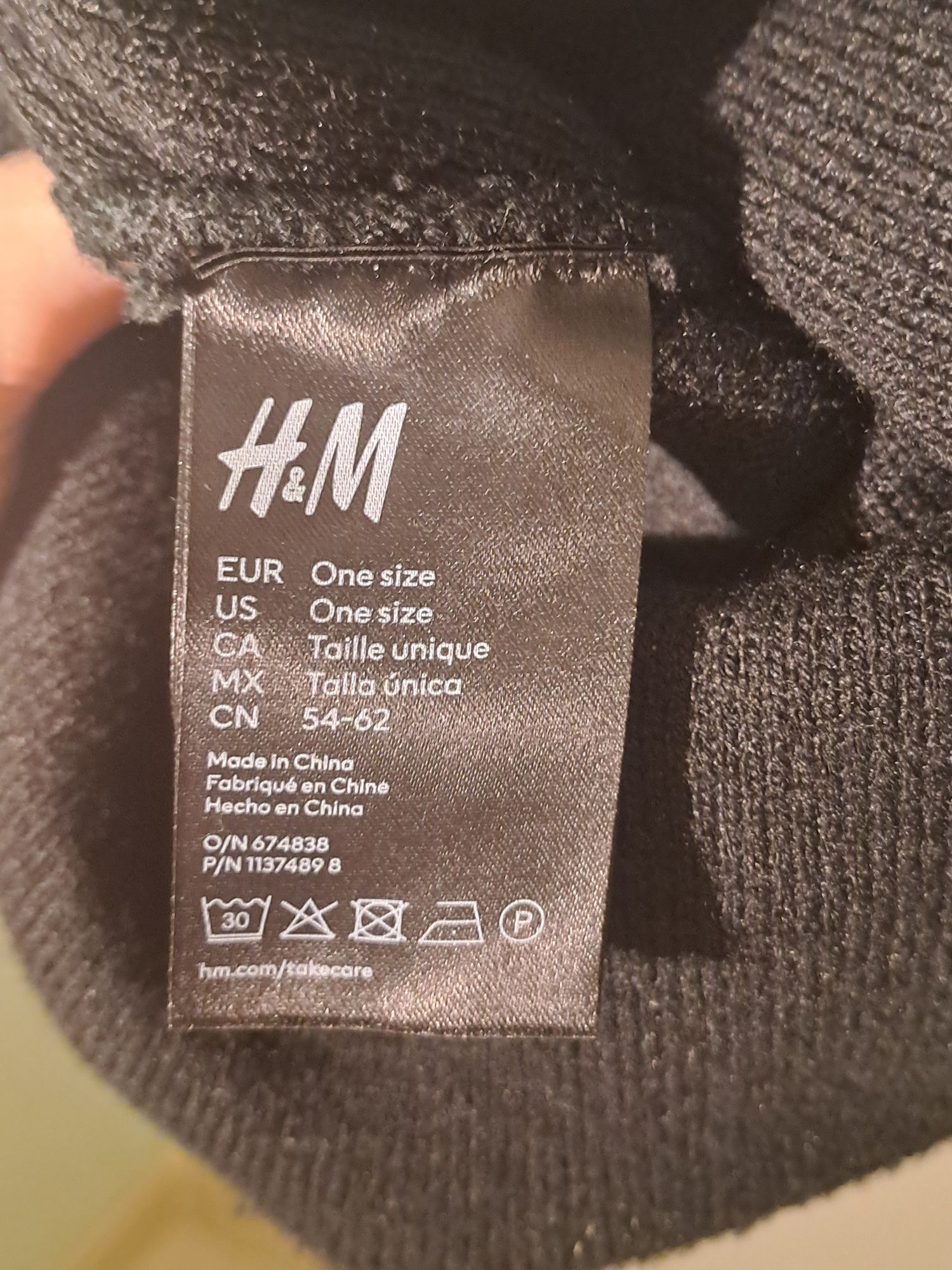 Zestaw czapka + szalik H&M męski