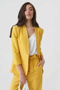 Жовтий піджак без застібки Natali Bolgar