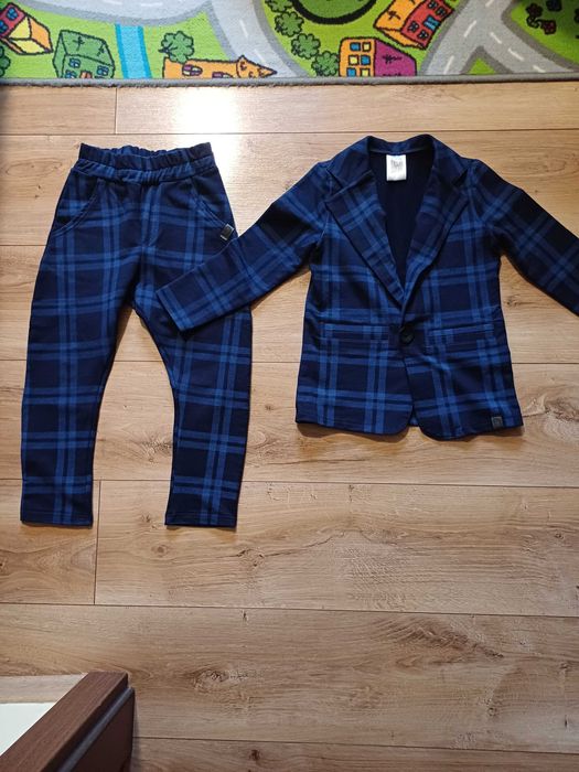 Garnitur chłopięcy 104/110 ubrany DWA RAZY