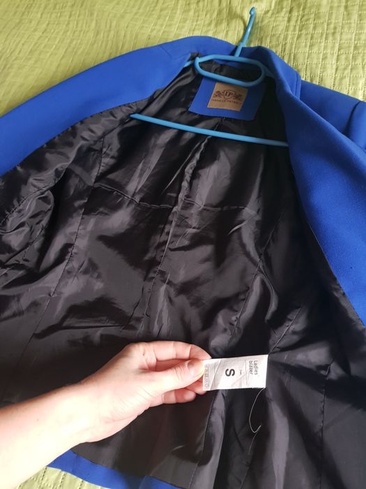 Żakiet marynarka chabrowy