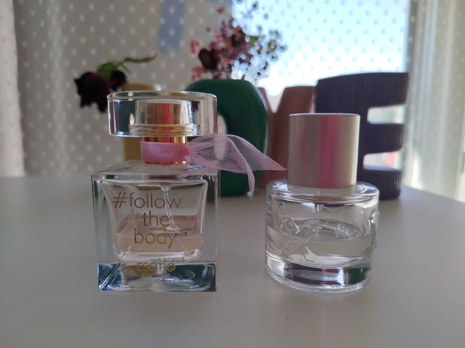 Dwa perfumy Mexx Krupa Follow The Body używane