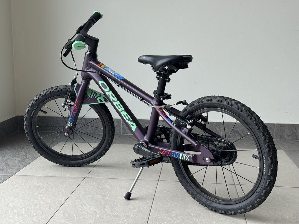 Rower dziecięcy Orbea MX 16 Purple Mint rowerek fioletowy