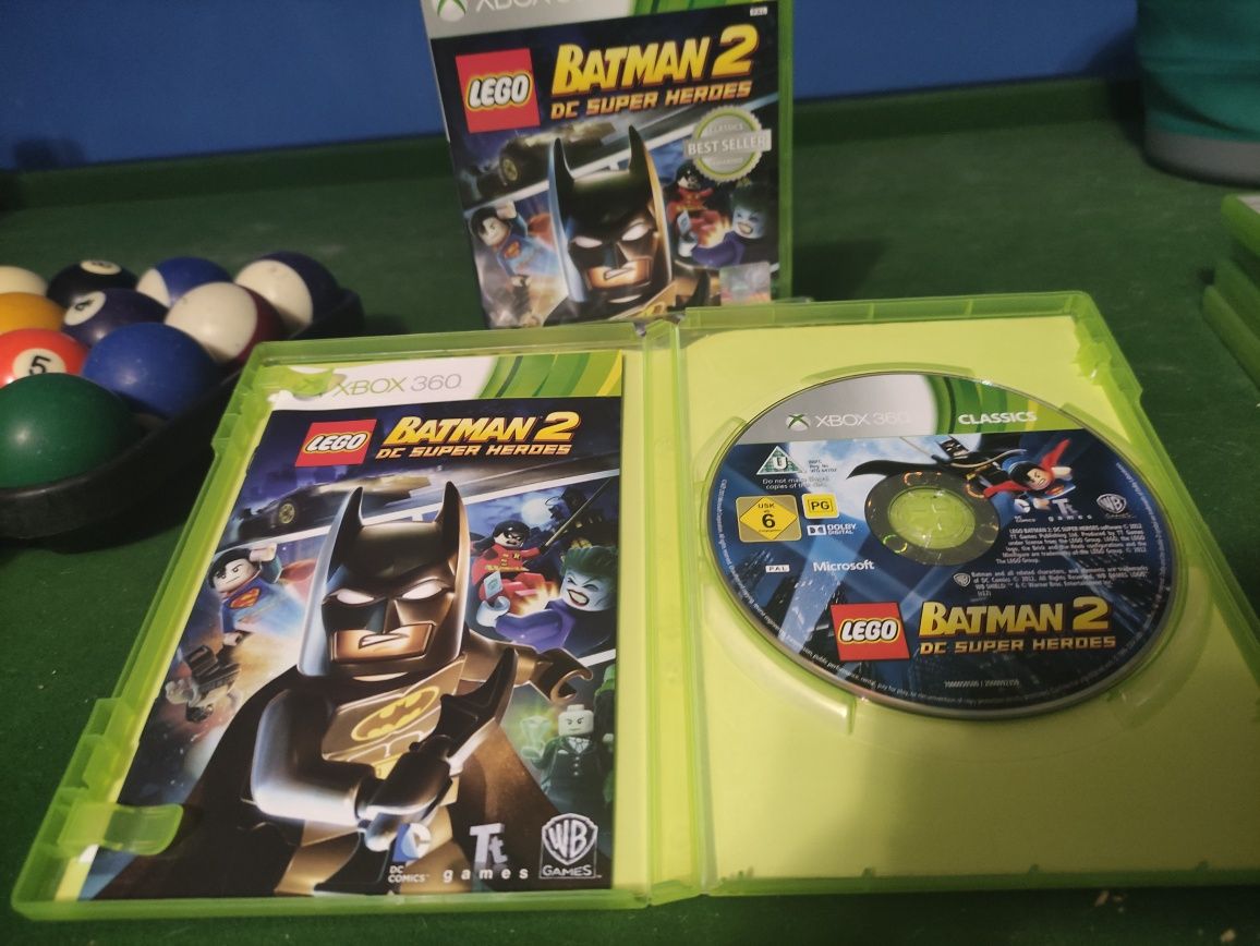 LEGO Batman 2 po polsku xbox 360 gra dla dzieci x360 pl DC hero jocker