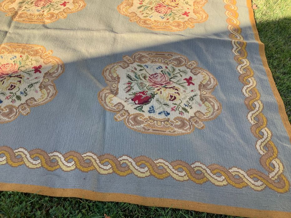 ARRAIOLES CARPET RECTÂNGULA COM 6 conjuntos de flores