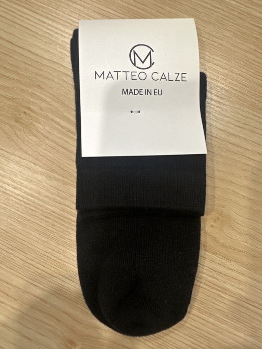 Wyprzedaz! Nowe skarperki zakostki polfrotte czarne produkt polski