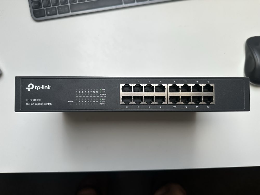 Switch 16 portow tp link tl-sg1016d