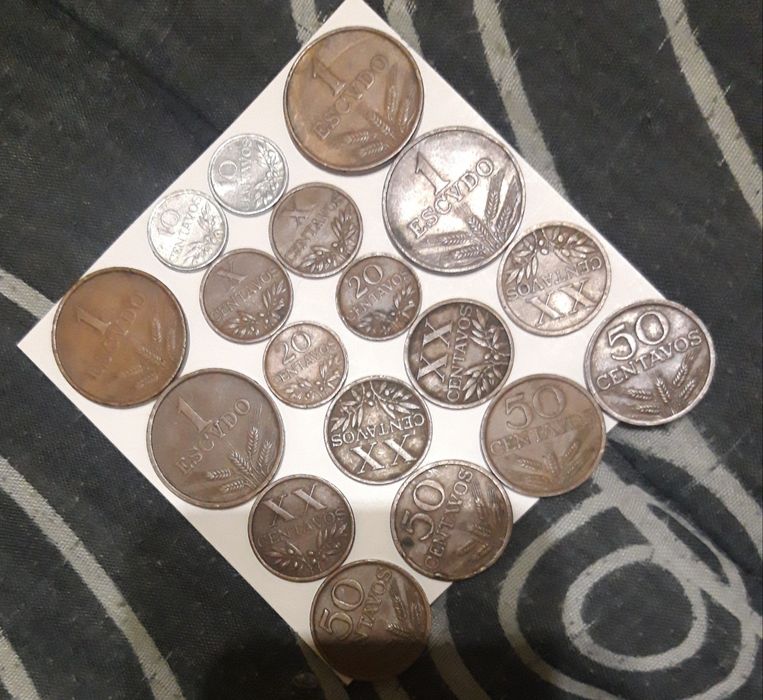 Moedas Antigas Portuguesas Varias