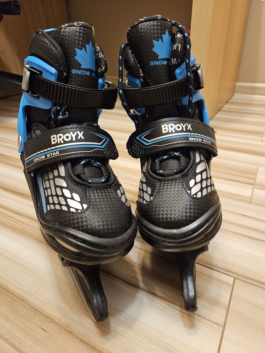 Nowe łyżwy dla dziecka Broyx SnowStar Decathlon regulowane 30-33