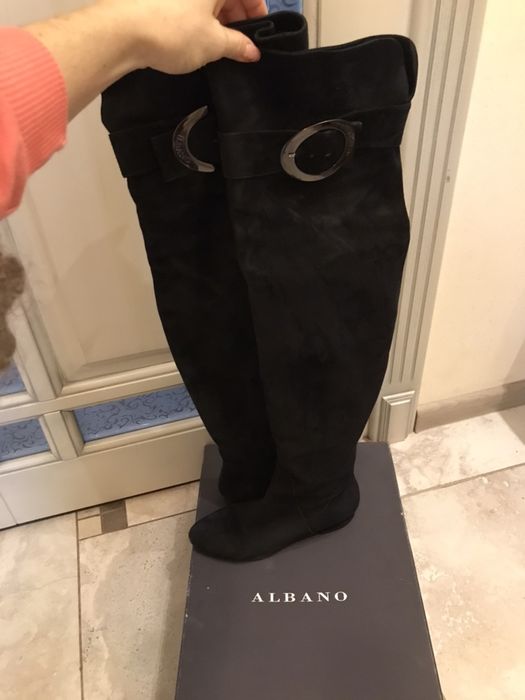 Итальянские демисезонные сапоги Albano