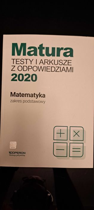 MATURA MATEMATYKA testy i arkusze z odpowiedziami, zakres podstawowy