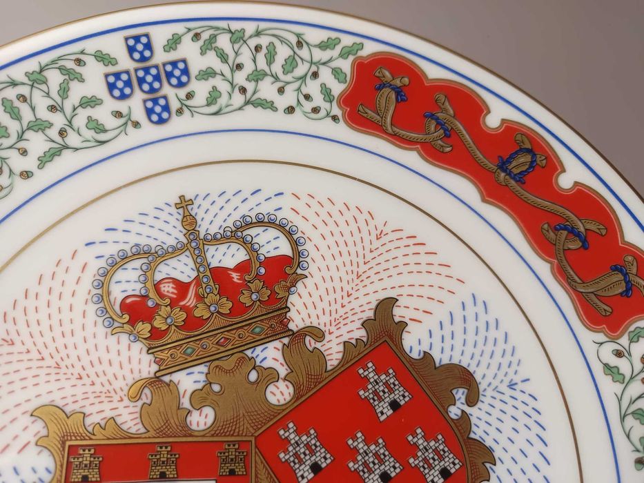 Prato Comemorativo — Casamento de D. Duarte & D. Isabel Herédia (1995)