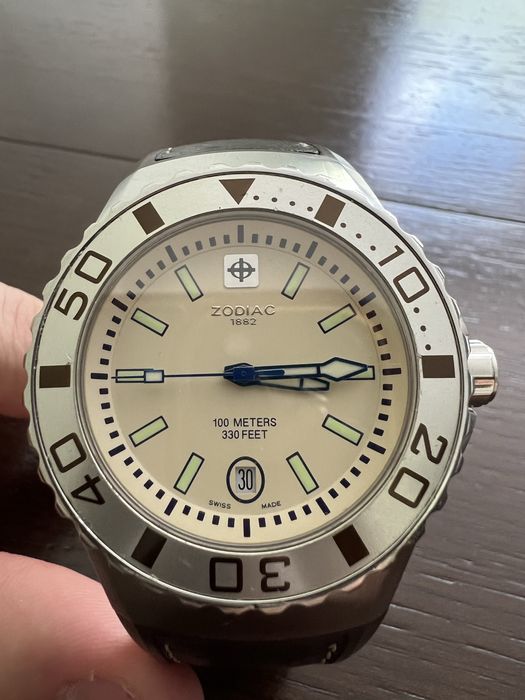 Продам наручные мужские часы Zodiac Sea Ghost Швейцария Кварц