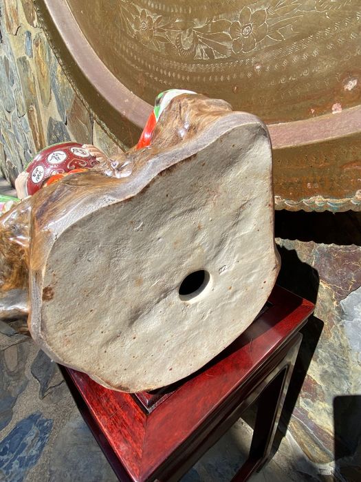 Escultura Divindade Porcelana Chinesa Centenário 48 cm