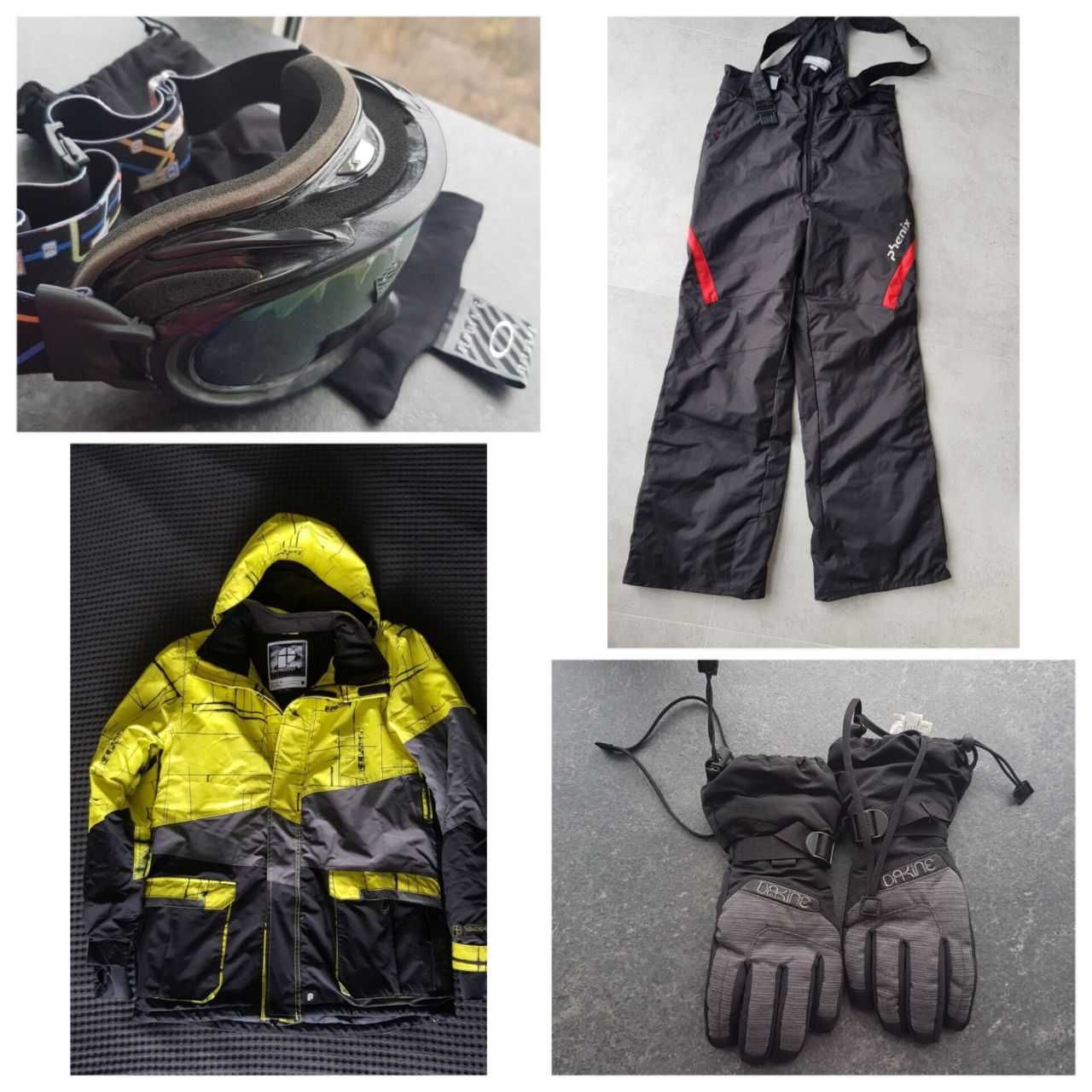 Чоловічий гірськолижний комплект, Лижна куртка, штани , аксесуари
