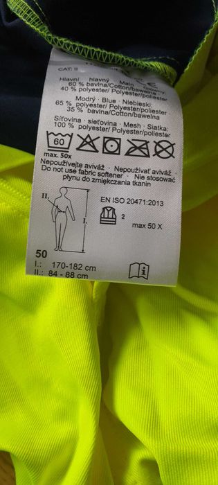 Spodnie robocze odblaskowe