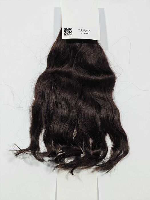 Laavoo Przedłużenie Włosów Prawdziwe Włosy Ciemnobrązowe 35Cm