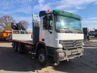 Mercedes-Benz Mercedes Actros 3341 Platform + HDS HIAB 166E-3 HIPRO, 2006rok, 6x4, 159900zł netto