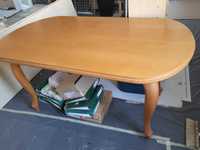 Komplet drewniany retro: stół rozkładany+ 6 krzeseł * Przecena