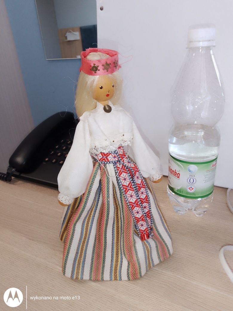 lalka drewna kukla regionalna chobbyby