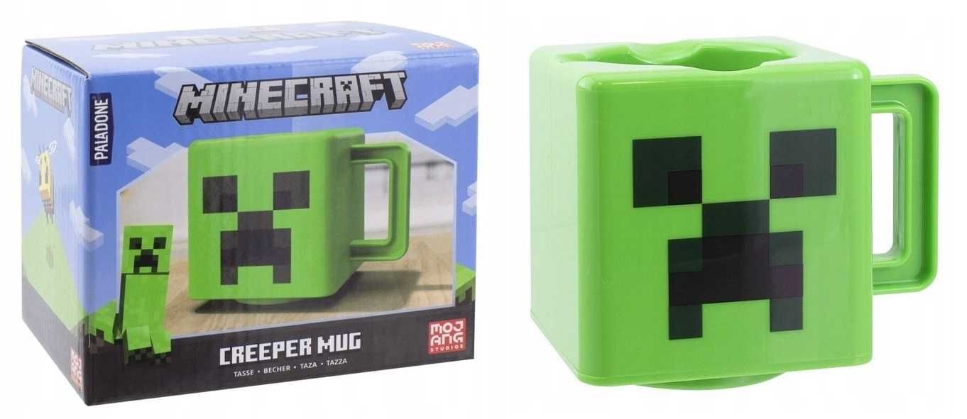 Kubek Minecraft Creeper zielony dla gracza * Video-Play Wejherowo