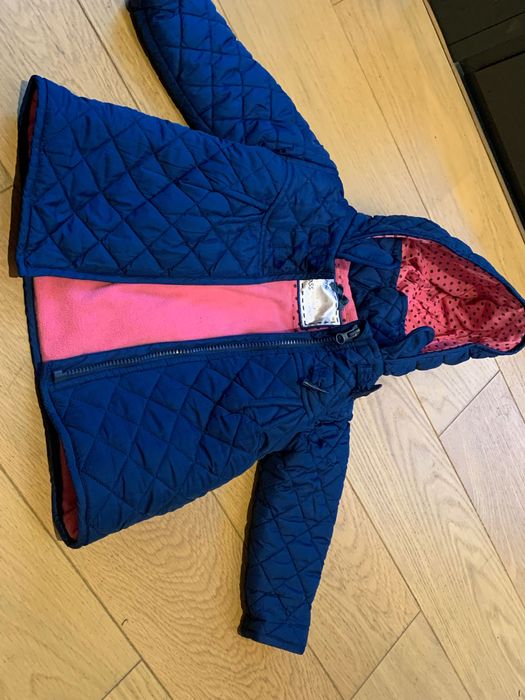 Kurtka dziewczęca jesienno wiosenna granatowa mothercare 12-18mcy,86cm