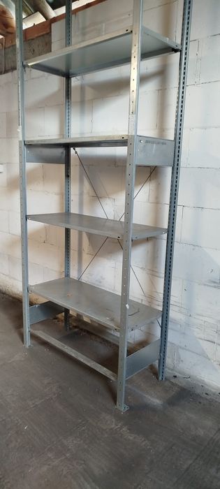 Regał warsztatowy magazynowy ocynkowany metaclip